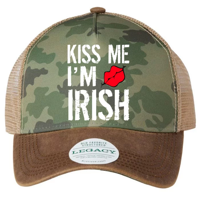 Kiss Me I'm Irish St. Patrick's Day Legacy Tie Dye Trucker Hat