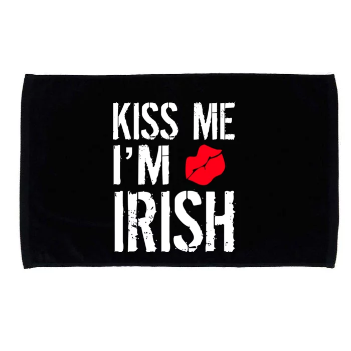 Kiss Me I'm Irish St. Patrick's Day Microfiber Hand Towel