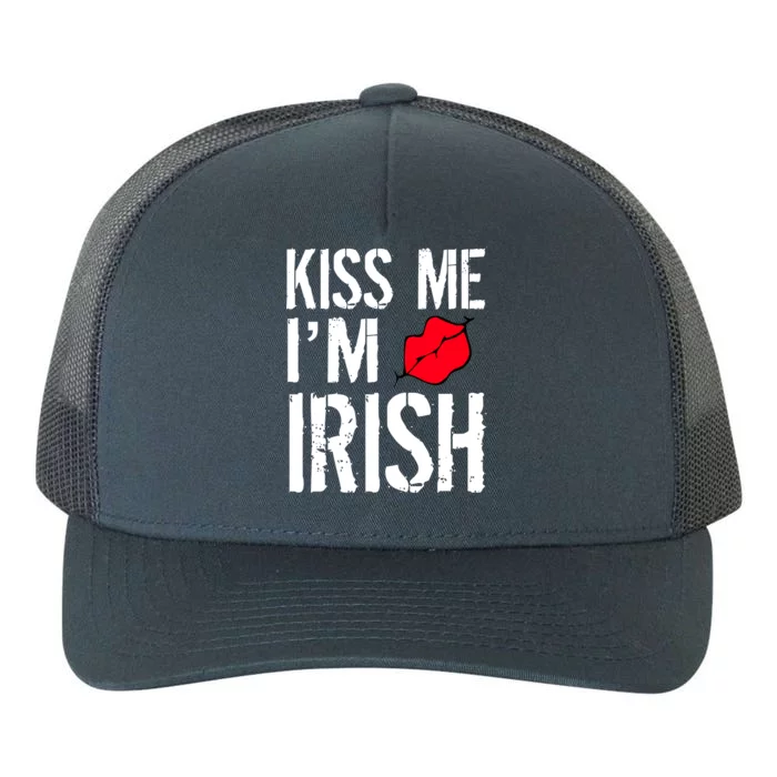 Kiss Me I'm Irish St. Patrick's Day Yupoong Adult 5-Panel Trucker Hat