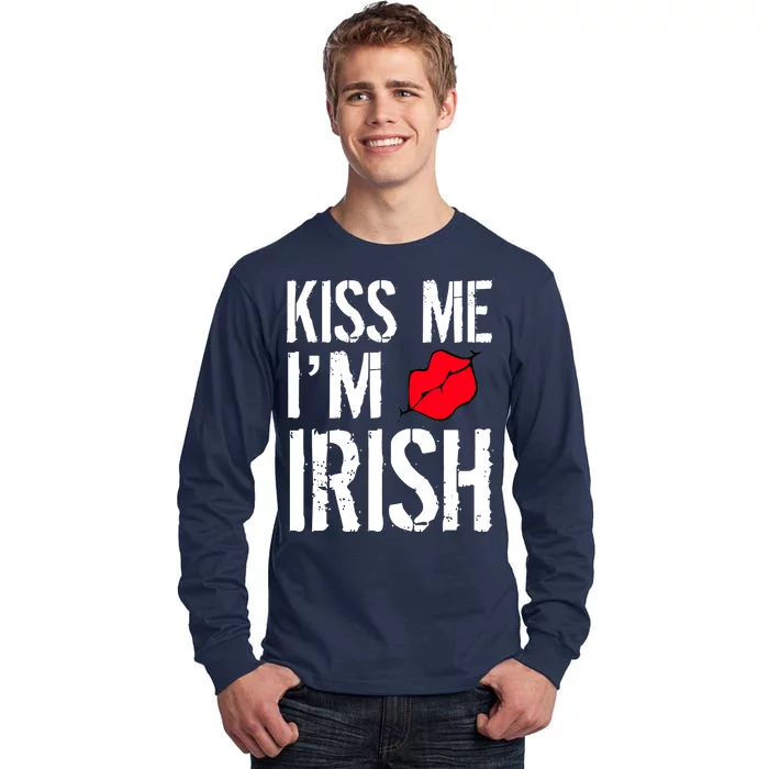 Kiss Me I'm Irish St. Patrick's Day Tall Long Sleeve T-Shirt