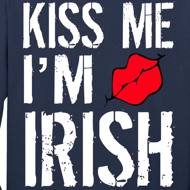 Kiss Me I'm Irish St. Patrick's Day Tall Long Sleeve T-Shirt