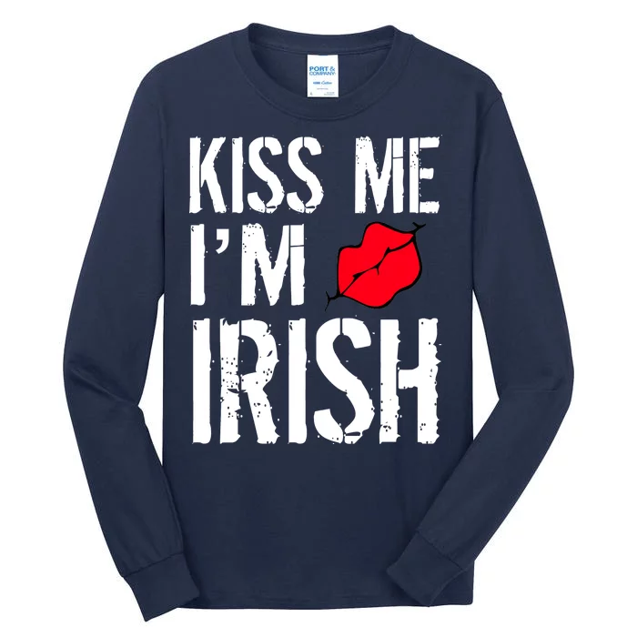 Kiss Me I'm Irish St. Patrick's Day Tall Long Sleeve T-Shirt