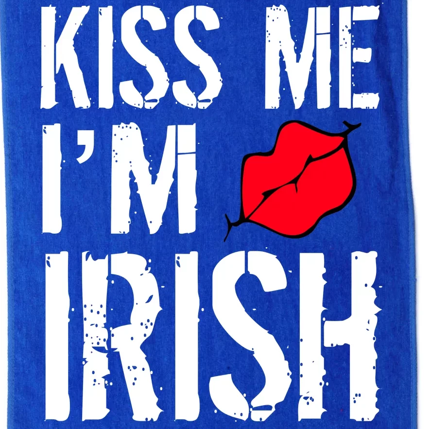 Kiss Me I'm Irish St. Patrick's Day Platinum Collection Golf Towel