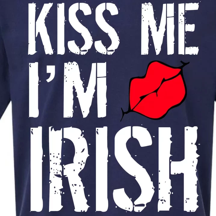 Kiss Me I'm Irish St. Patrick's Day Sueded Cloud Jersey T-Shirt