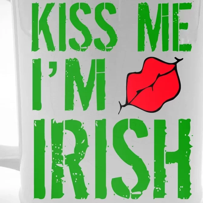 Kiss Me I'm Irish St. Patrick's Day Front & Back Beer Stein