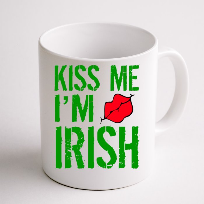 Kiss Me I'm Irish St. Patrick's Day Front & Back Coffee Mug