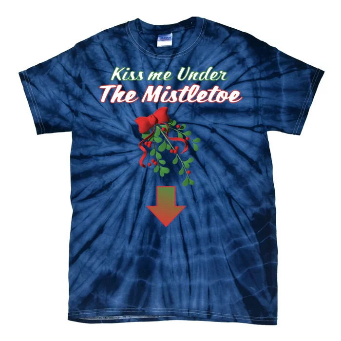 Kiss Me Under The Mistletoe Tie-Dye T-Shirt