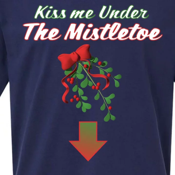 Kiss Me Under The Mistletoe Sueded Cloud Jersey T-Shirt