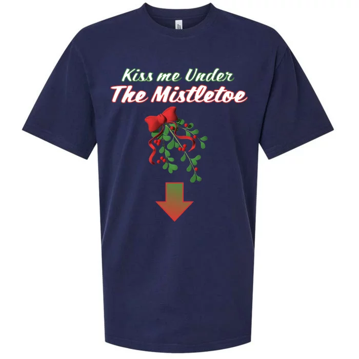 Kiss Me Under The Mistletoe Sueded Cloud Jersey T-Shirt