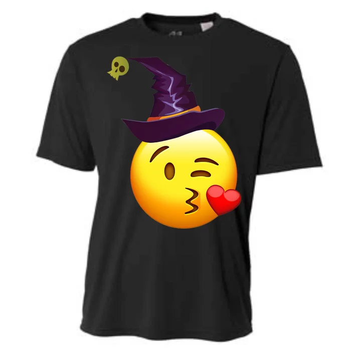 Kiss Witch Emoji Cooling Performance Crew T-Shirt