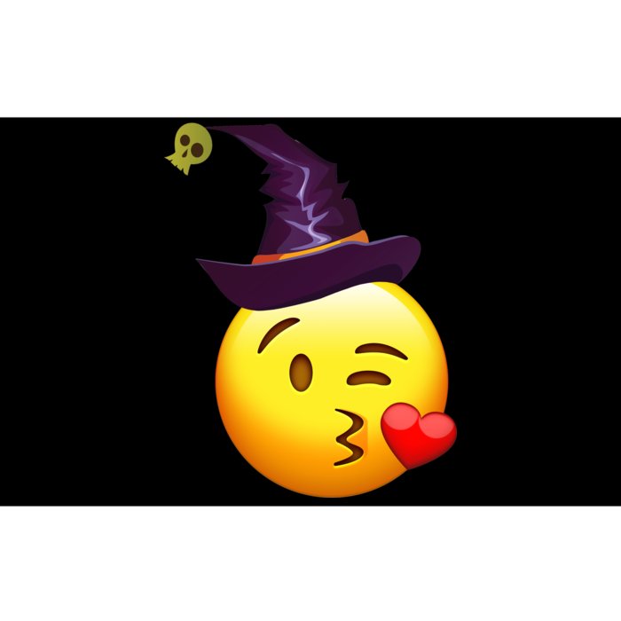 Kiss Witch Emoji Bumper Sticker