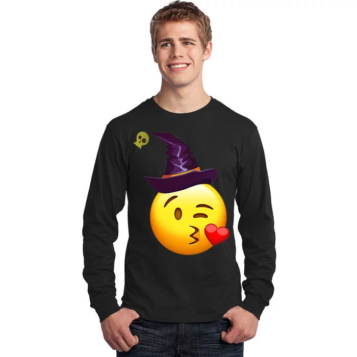 Kiss Witch Emoji Tall Long Sleeve T-Shirt