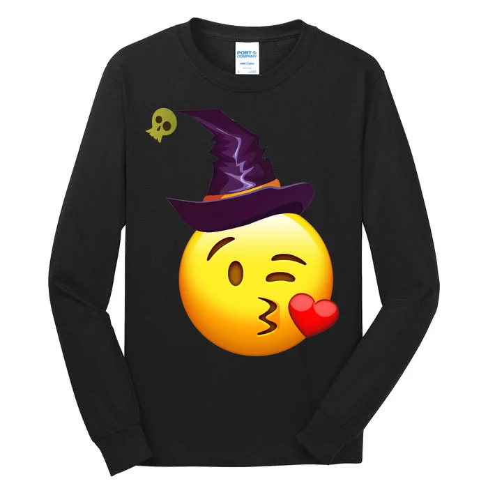 Kiss Witch Emoji Tall Long Sleeve T-Shirt