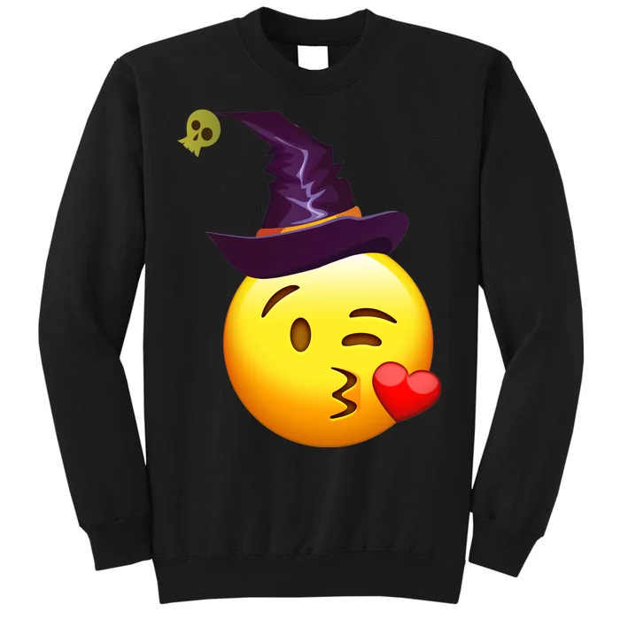 Kiss Witch Emoji Tall Sweatshirt