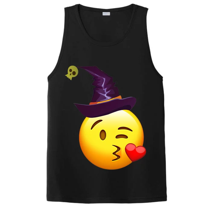 Kiss Witch Emoji Performance Tank