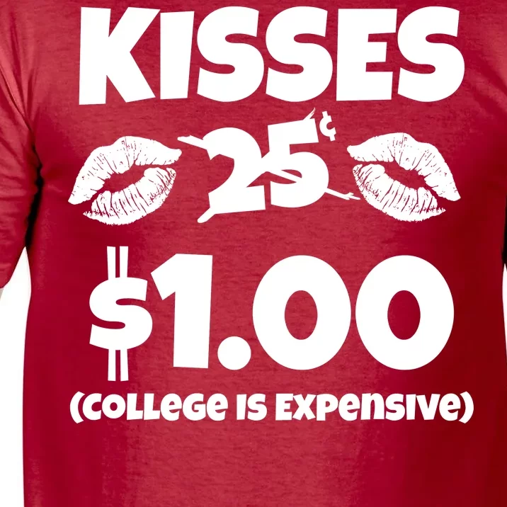 Kisses 1 Dollar College Is Expensive Comfort Colors T-Shirt