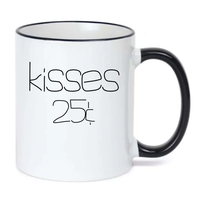 Kisses 20 Cents Black Color Changing Mug