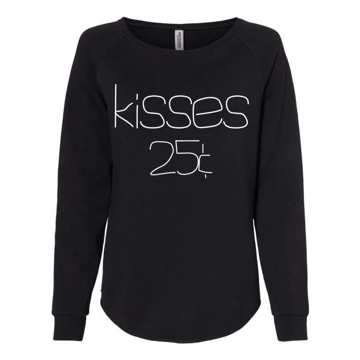 Kisses 20 Cents Womens California Wash Sweatshirt