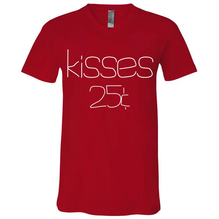 Kisses 20 Cents V-Neck T-Shirt