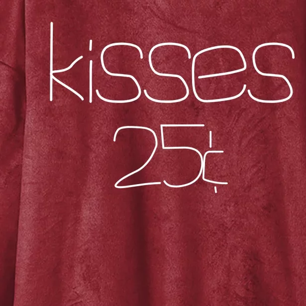 Kisses 20 Cents Hooded Wearable Blanket