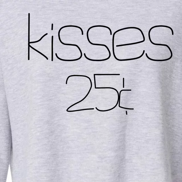 Kisses 20 Cents Cropped Pullover Crew