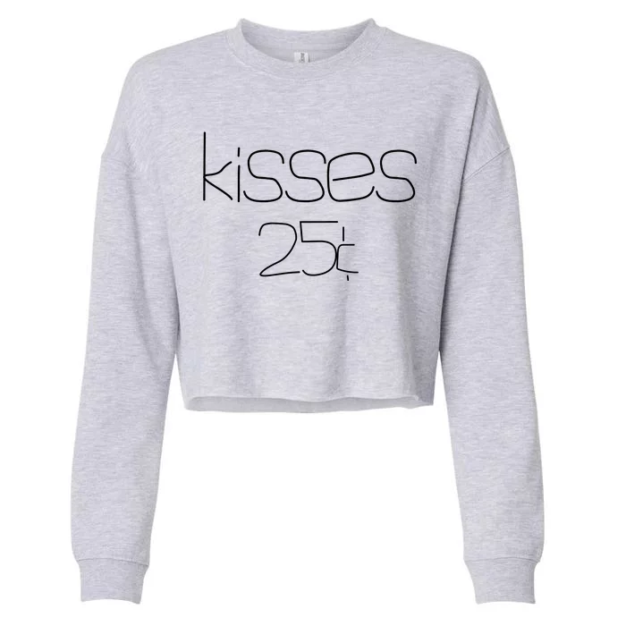 Kisses 20 Cents Cropped Pullover Crew