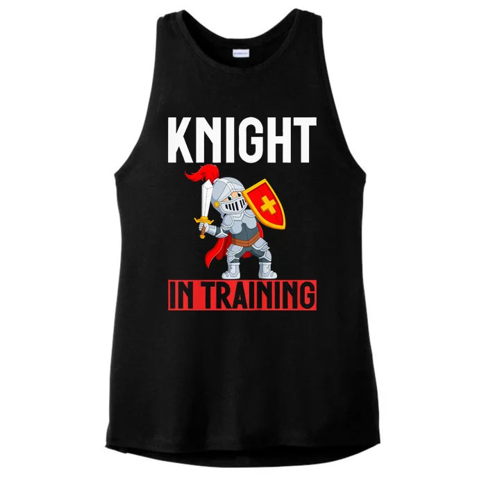 Knight In Training Knight Ladies Tri-Blend Wicking Tank