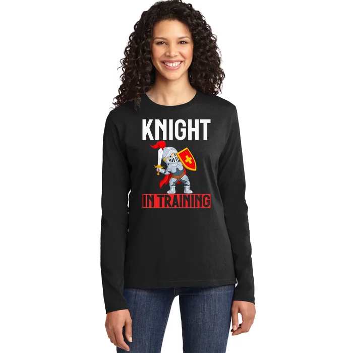 Knight In Training Knight Ladies Long Sleeve Shirt