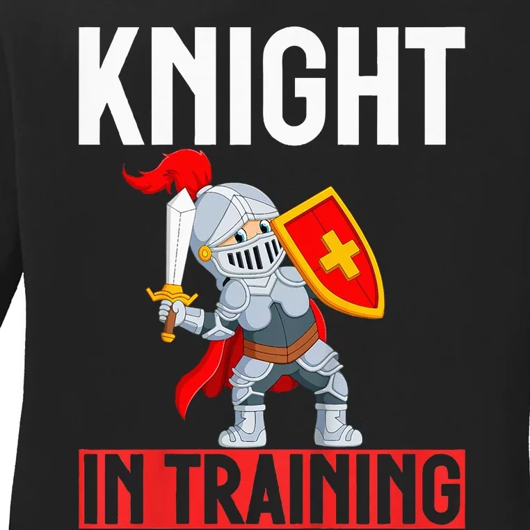 Knight In Training Knight Ladies Long Sleeve Shirt