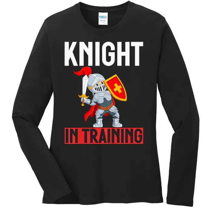 Knight In Training Knight Ladies Long Sleeve Shirt