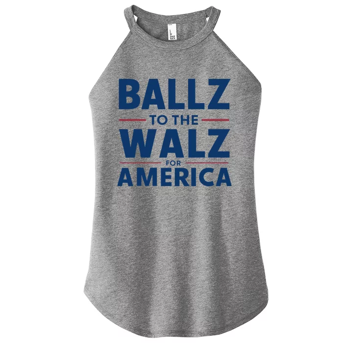 Kamala In The Context Ballz Walz Mn Kamala Harris 2024 Women’s Perfect Tri Rocker Tank