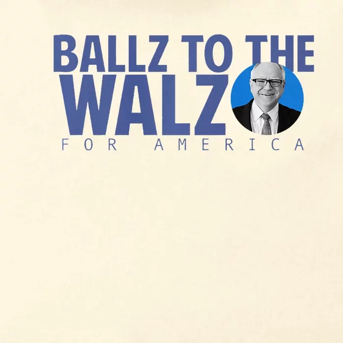 Kamala In The Context Ballz Walz Zip Tote Bag