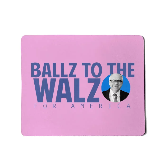 Kamala In The Context Ballz Walz Mousepad