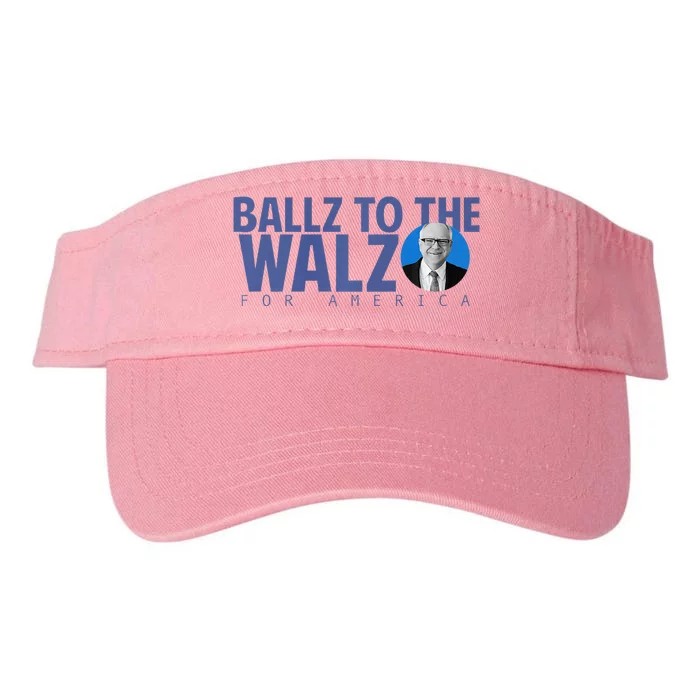 Kamala In The Context Ballz Walz Valucap Bio-Washed Visor