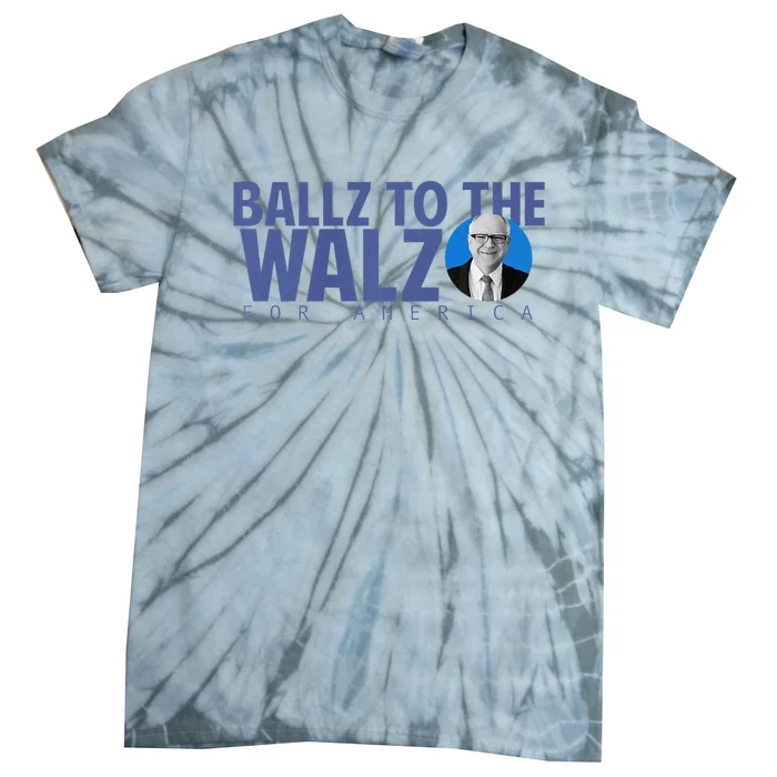 Kamala In The Context Ballz Walz Tie-Dye T-Shirt