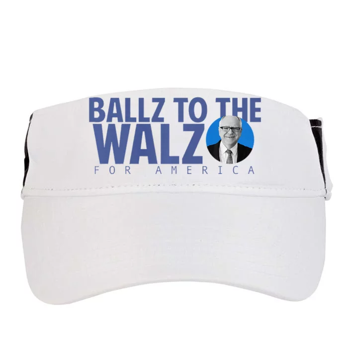 Kamala In The Context Ballz Walz Adult Drive Performance Visor