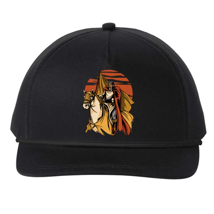 Knight In The Sunset Snapback Five-Panel Rope Hat