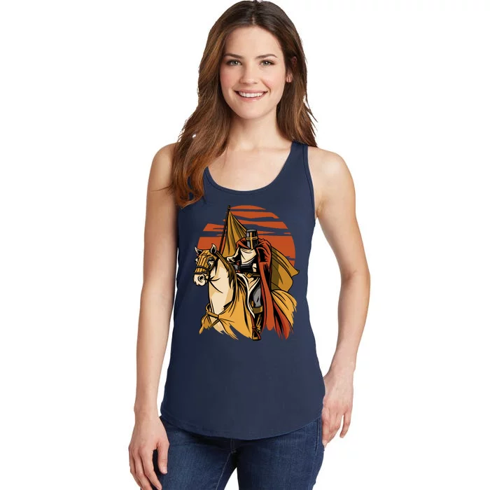 Knight In The Sunset Ladies Essential Tank