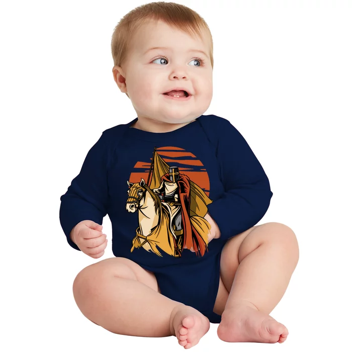 Knight In The Sunset Baby Long Sleeve Bodysuit