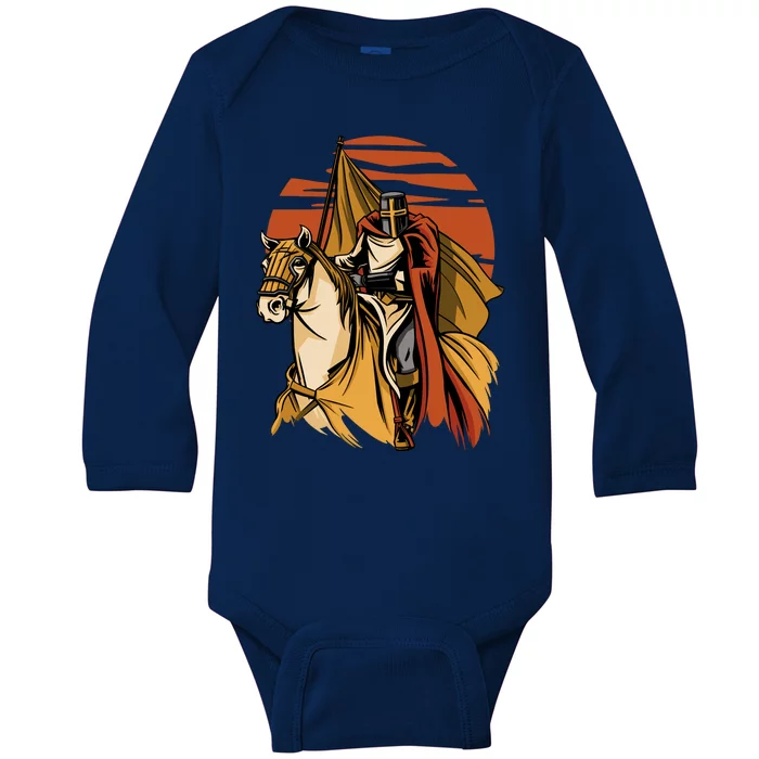 Knight In The Sunset Baby Long Sleeve Bodysuit