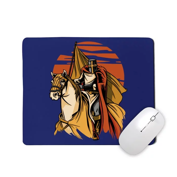 Knight In The Sunset Mousepad