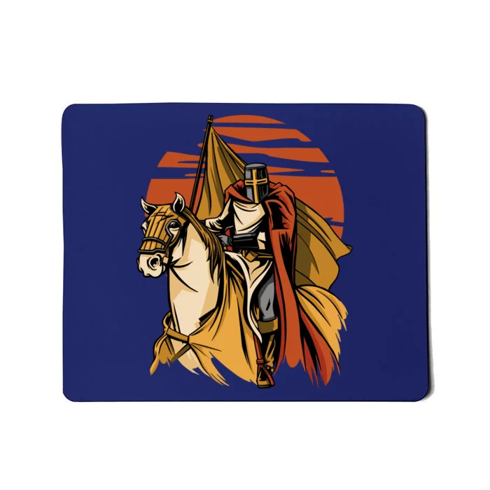 Knight In The Sunset Mousepad