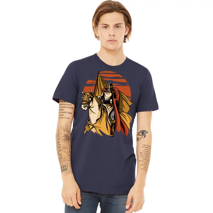 Knight In The Sunset Premium T-Shirt