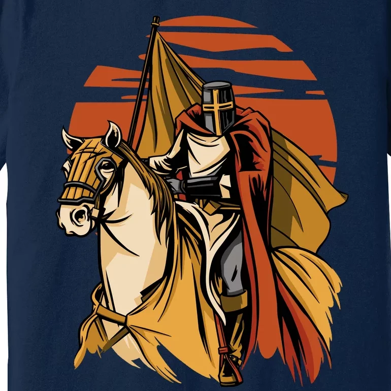 Knight In The Sunset Premium T-Shirt