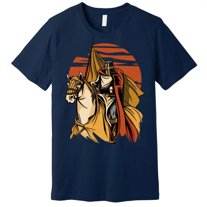 Knight In The Sunset Premium T-Shirt