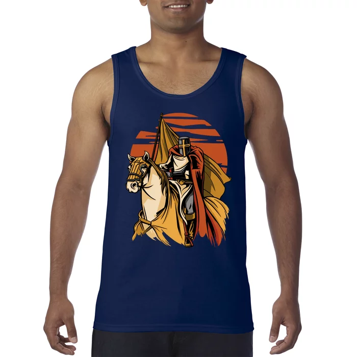 Knight In The Sunset Tank Top