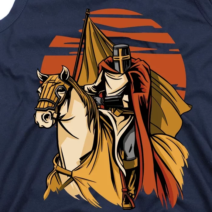 Knight In The Sunset Tank Top