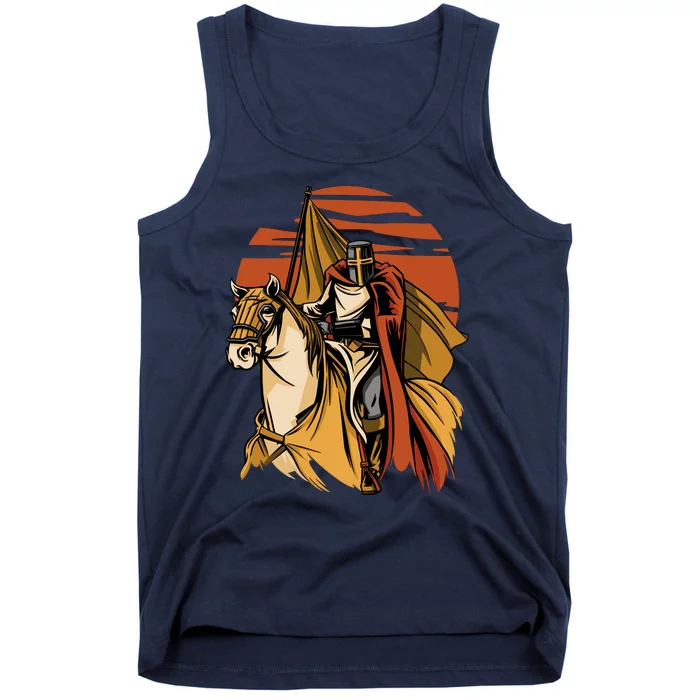 Knight In The Sunset Tank Top