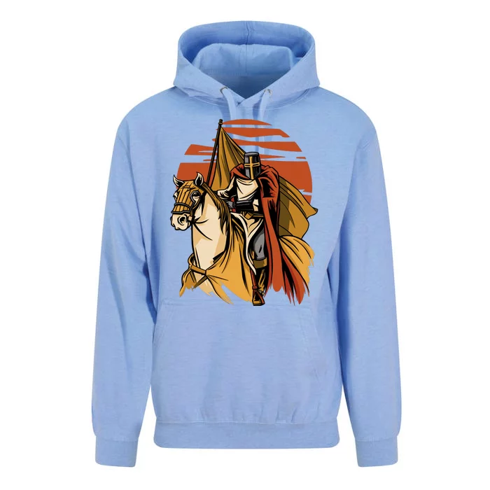 Knight In The Sunset Unisex Surf Hoodie