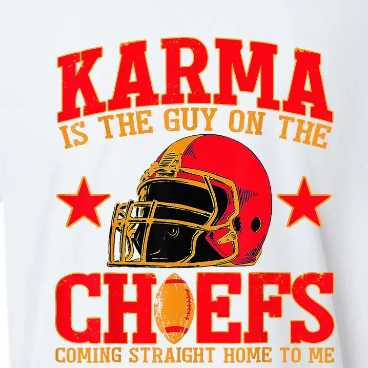 Karma Is the Guy on the Chief TRENDY Sueded Cloud Jersey T-Shirt